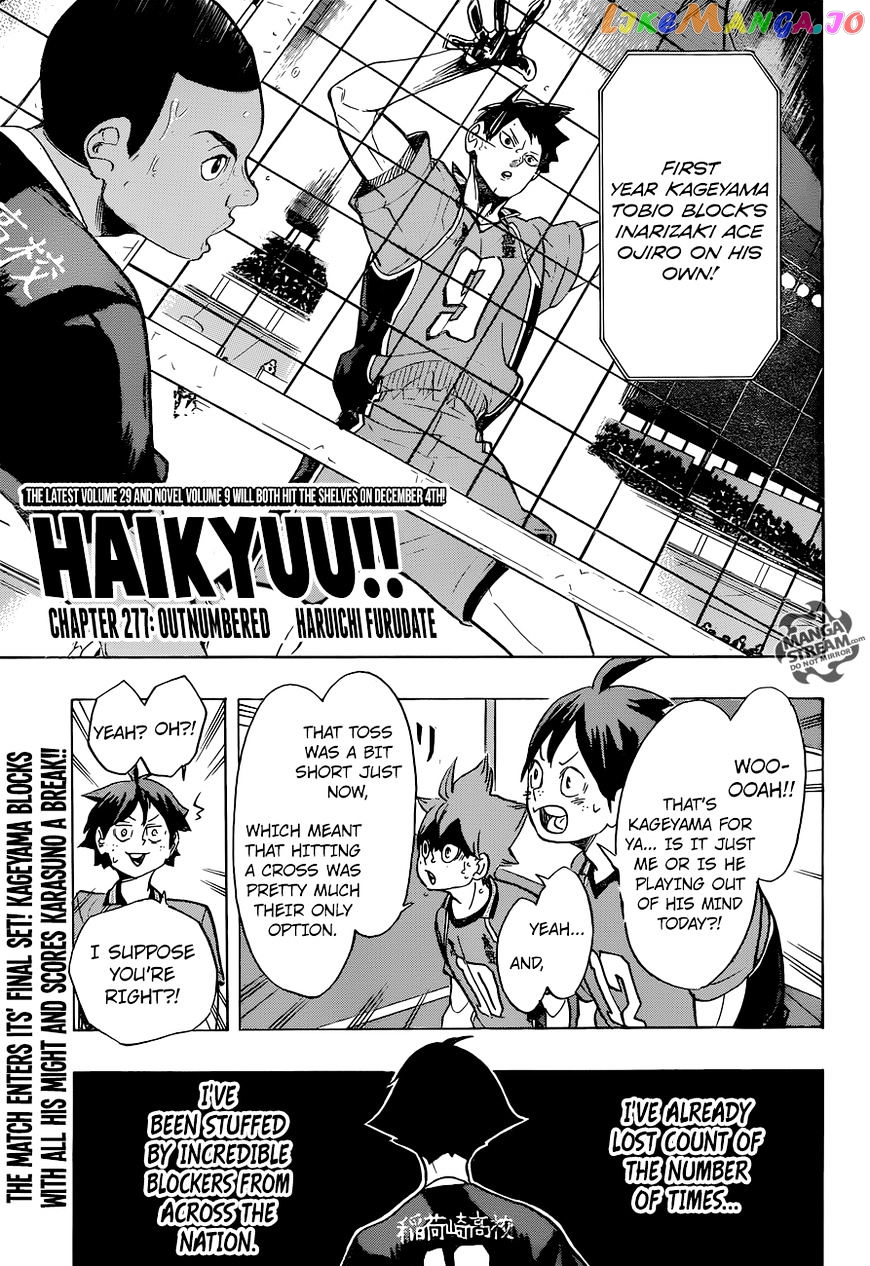 Haikyuu!!, Chapter 277 image 01